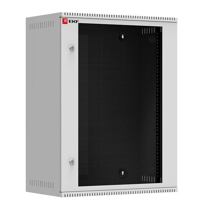 шкаф телекоммуникационный astra 18u 600х550 настенный дверь стекло proxima ekf itb18g550 от BTSprom.by
