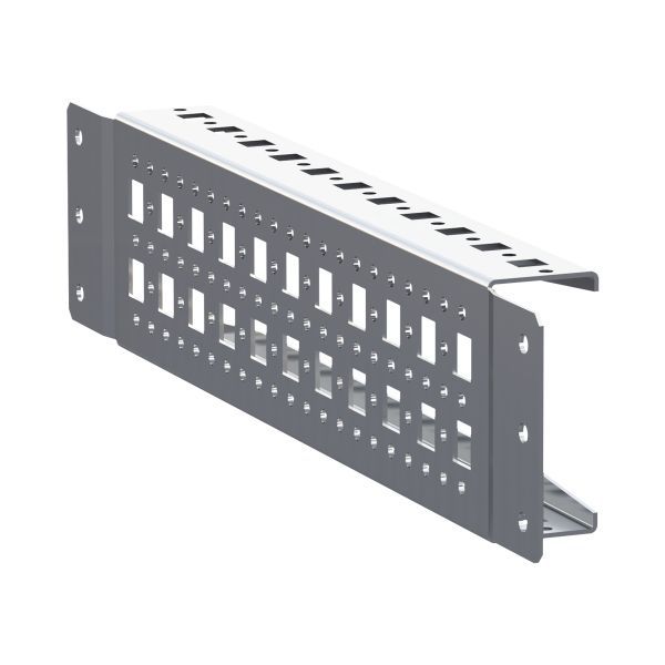 рейка монтажная перфорированная широкая с накладным креплением д400 (уп.2шт) alesta ekf alesta-ars400 от BTSprom.by
