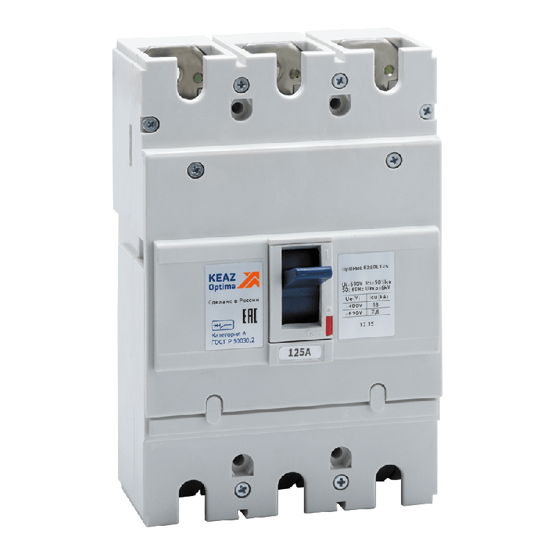  Выключатель автоматический 3п 250А 18кА OptiMat E250L250 ОМ4 РЕГ КЭАЗ 273919 фото в каталоге от BTSprom.by