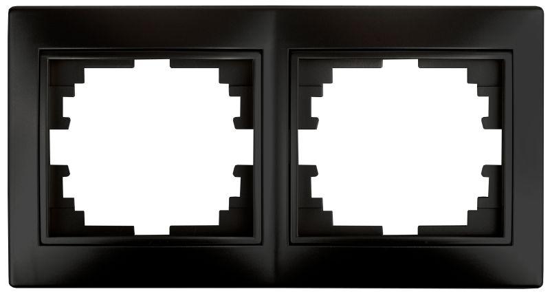 рамка 2-м сп plano 1-502-05 гор. антрацит intro б0044579 от BTSprom.by