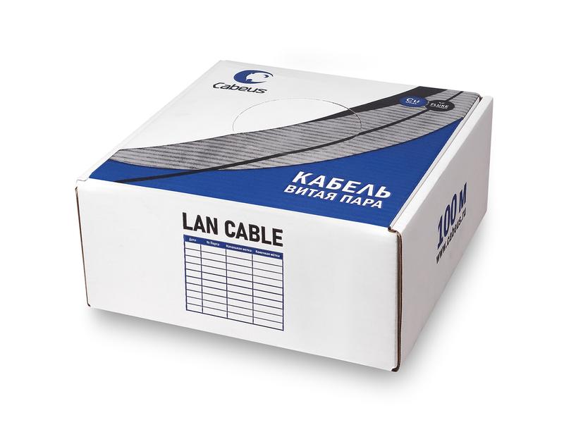 кабель витая пара utp (u/utp) кат.5e 4 пары 24 awg ож lszhнг(а)-hf красн. (уп.100м) cabeus 9778c-5 от BTSprom.by