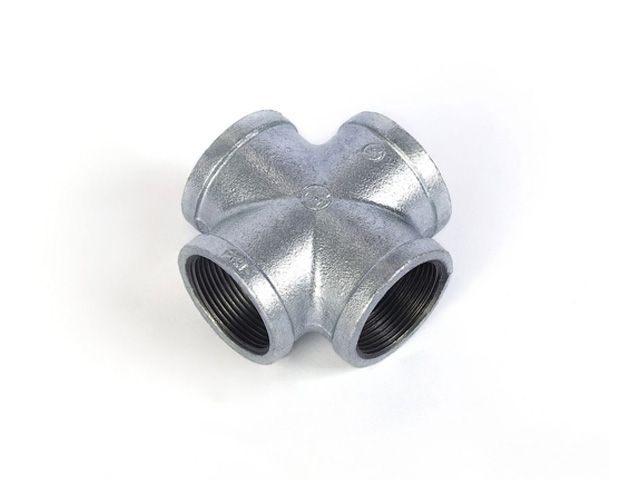 крестовина 1/2" чугун оцинк., (2 шт. инд. упак.),  av engineering avec440000012 от BTSprom.by