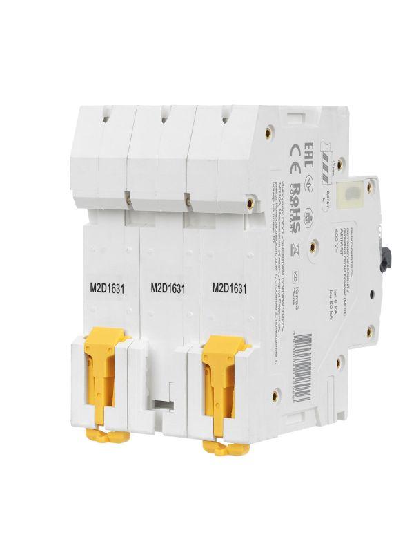  Выключатель автоматический модульный 3п D 16А M10N ARMAT IEK AR-M10N-3-D016 фото в каталоге от BTSprom.by