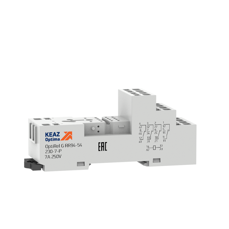 розетка для реле optirel g rr94-54-230-7-p кэаз 281169 от BTSprom.by