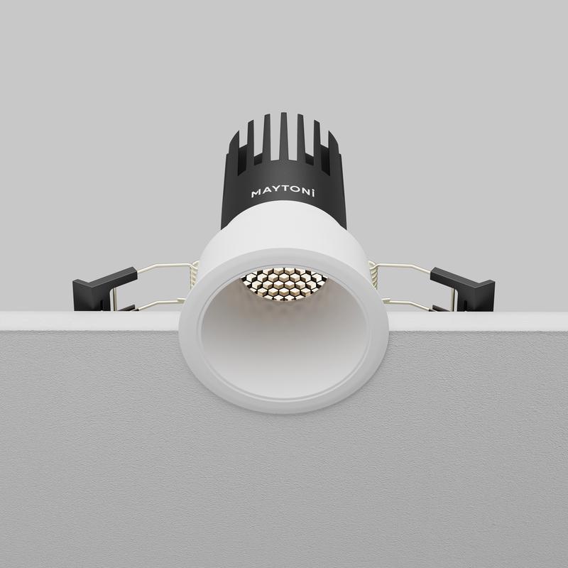  Светильник Dip 10Вт 4000К 50град. встраив. Maytoni DL116-10W-4K-W фото в каталоге от BTSprom.by