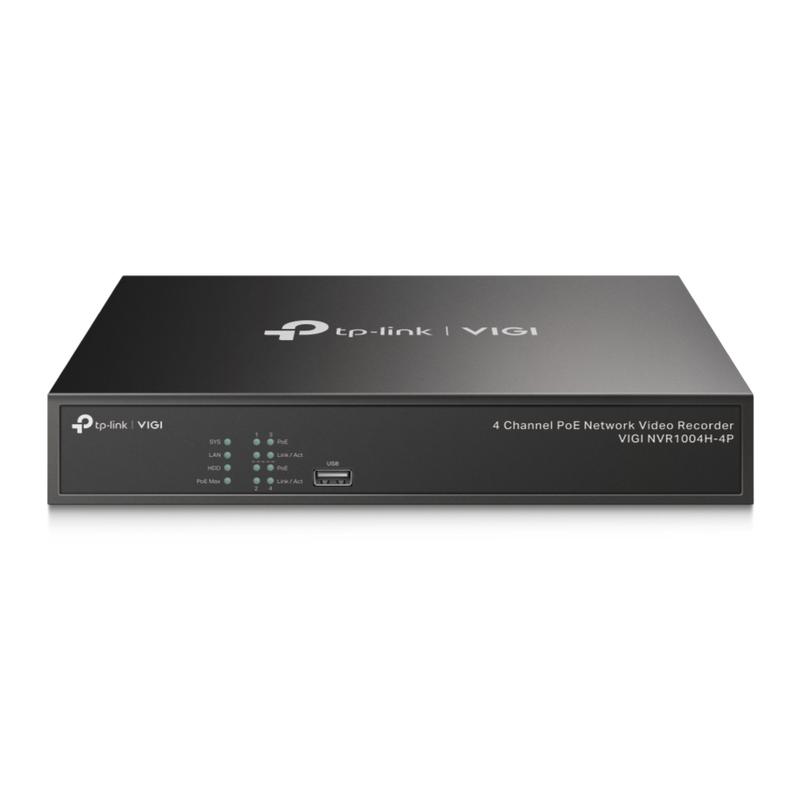 видеорегистратор 4-канальный сетевой vigi nvr1004h-4p poe tp-link 1922098 от BTSprom.by