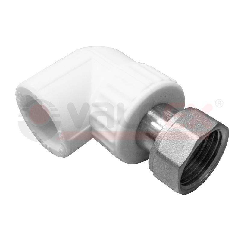 угол с накидной гайкой 20х1/2дюйм (160/40) valfex 10138020 от BTSprom.by