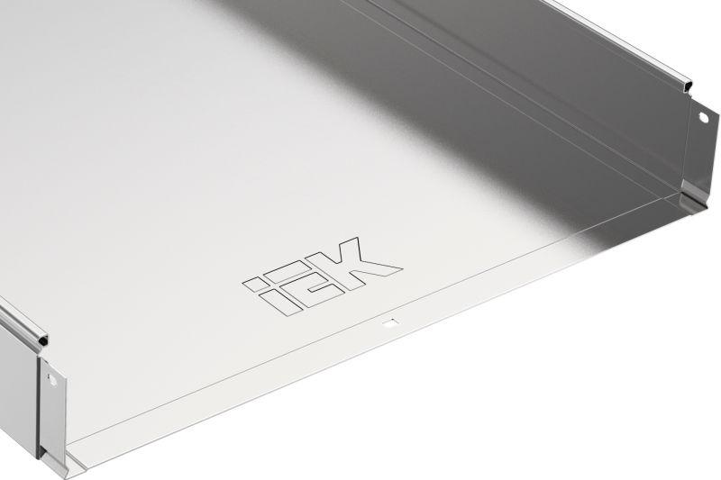 Лоток листовой неперфорир. 500х100 L3000 сталь 1.2мм IEK CLN10-100-500-3 от BTSprom.by