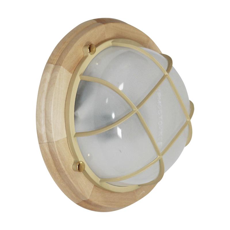  Светильник НББ 03-60-014 "Терма 1302" 1х60Вт E27 IP65 кругл. малый матов./корпус с решеткой дерево липа (инд. упак.) Элетех 1005501031 фото в каталоге от BTSprom.by