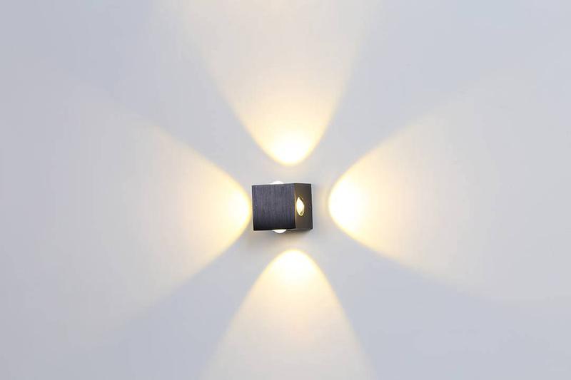  Бра четырехстороннее KVAD 92GW-9092-4-BL-WW 4Вт 3000К IP20 черн. DesignLed 00-00002083 фото в каталоге от BTSprom.by