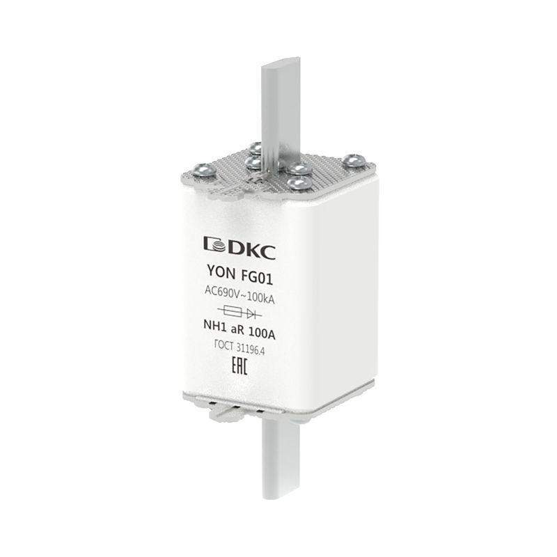 предохранитель yon ножевого типа fg1 100а 690в хар-ка ar dkc 1fg01-0100-690v-ar от BTSprom.by