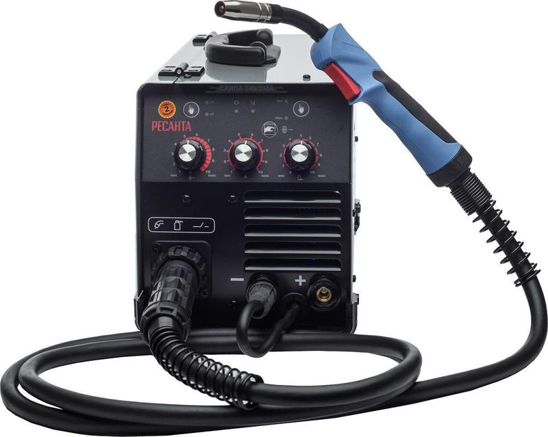  Инвертор сварочный полуавтомат. САИПА-24В/200А MIG 6в1 Ресанта 65/110 фото в каталоге от BTSprom.by