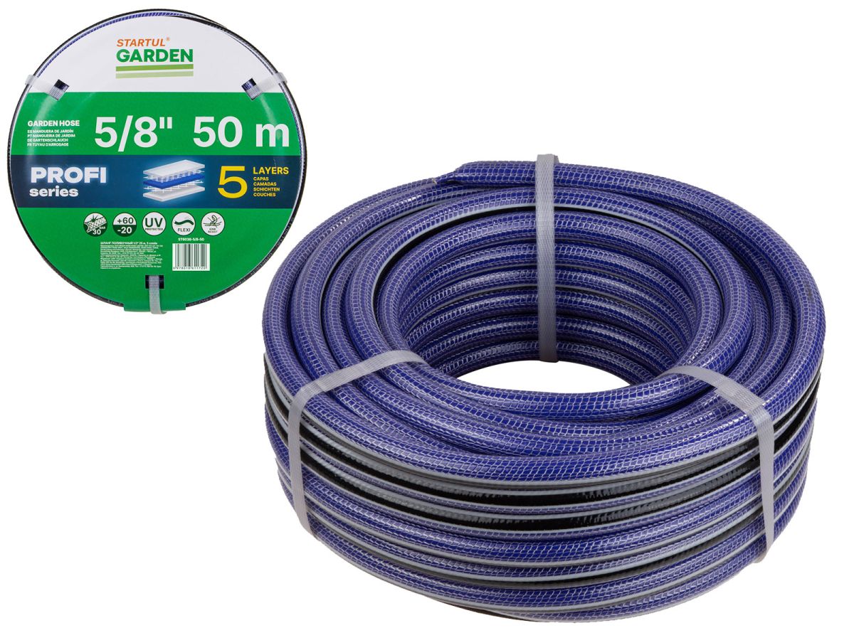 шланг поливочный 5/8" 50м startul garden profi (st6038-5/8-50) (5 слоев) st6038-5/8-50 от BTSprom.by