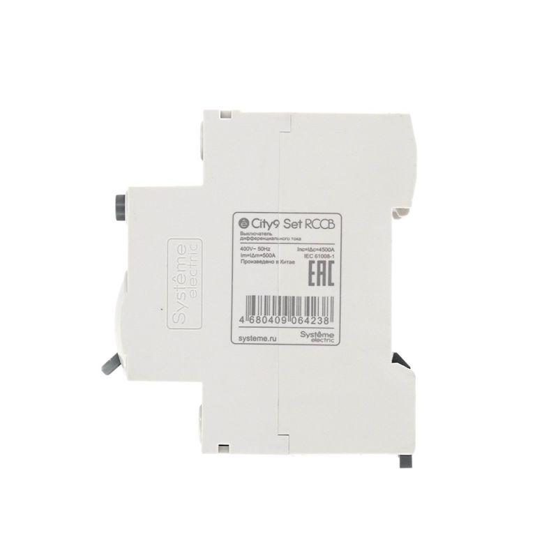  Выключатель дифференциального тока (УЗО) 4п 25А 30мА тип AC City9 Set 400В SE C9R36425 фото в каталоге от BTSprom.by
