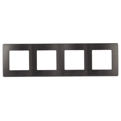 рамка 4-м 12-5104-12 сатин графит эра б0052535 от BTSprom.by