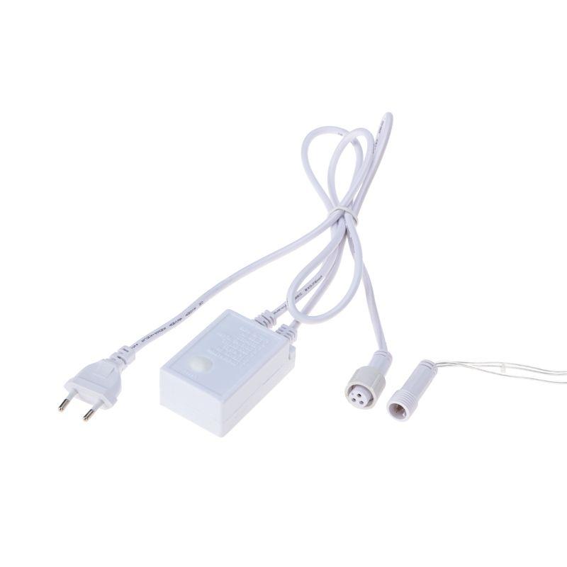  Гирлянда светодиодная "Сеть" 2х2х1.5м 136LED тепл. бел. 10Вт 230В IP65 свечение с динамикой провод ПВХ прозр. Neon-Night 215-056 фото в каталоге от BTSprom.by