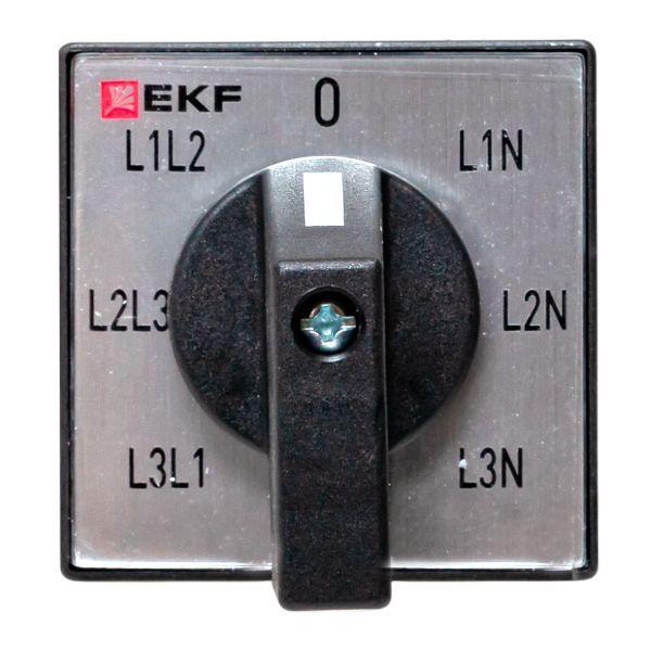  Переключатель кулачковый ПК-1-64 10А для вольтметра IP65 EKF pk-1-64-10-65 фото в каталоге от BTSprom.by