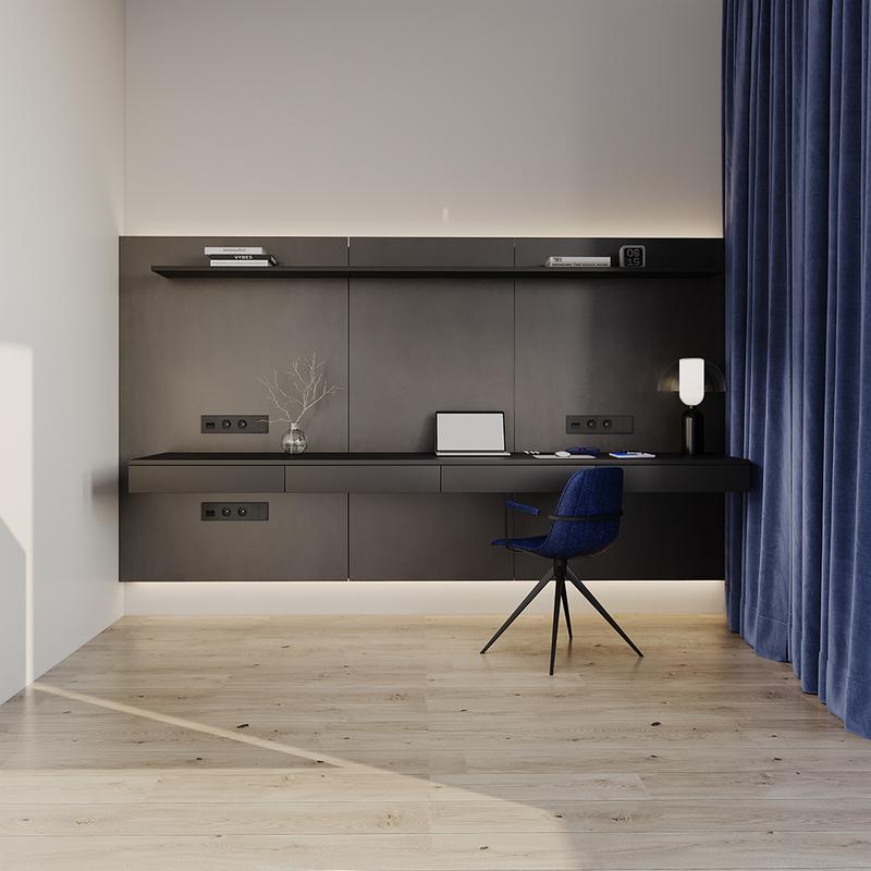  Рамка 4-м S70 пластик. черн. матов. Voltum VLS100408 фото в каталоге от BTSprom.by