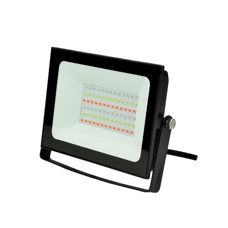 прожектор светодиодный ulf-f60-30w/rgb ip65 200-240в black мультиколор пульт ду (в/к) черн. uniel ul-00007122 от BTSprom.by