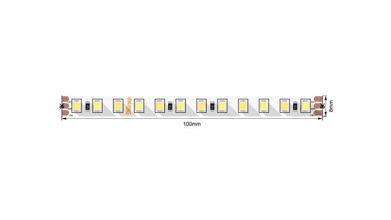 лента светодиодная про 2835 120led/м 14.4вт/м тепл. бел. + холод. бел. 24в ip20 (уп.5м) swg pro 00-00003610 от BTSprom.by