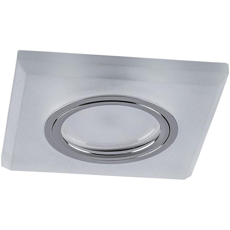 светильник потолочный встраиваемый со светодиодной подсветкой 15ledх2835 smd 4000к mr16 50вт g5.3 бел. матов. cd8170 с драйвером в комплекте feron 32571 от BTSprom.by