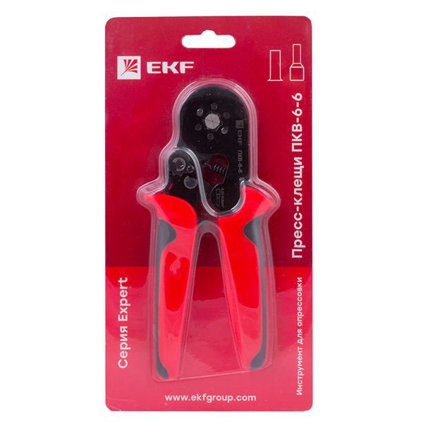  Пресс-клещи ПКВ-6-6 Expert EKF pkv-6-6-exp фото в каталоге от BTSprom.by