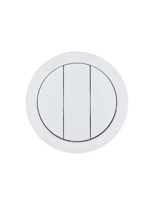  Выключатель 3-кл. СП OSEN механизм бел. LEZARD 743-0288-109 фото в каталоге от BTSprom.by