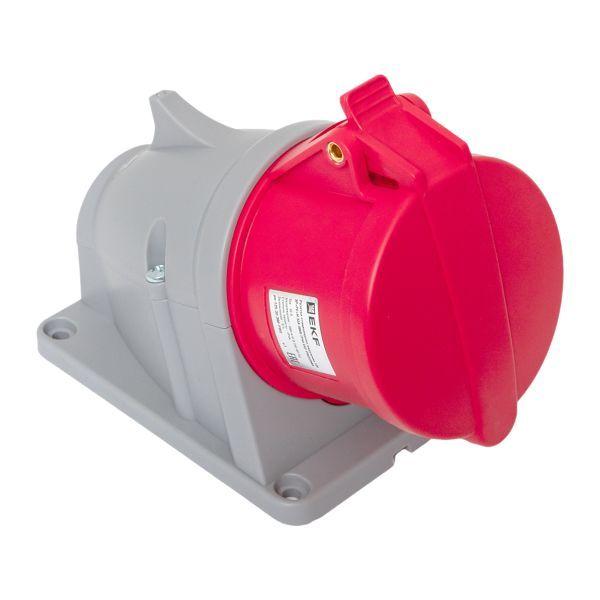  Розетка стационарная наружная 125 3Р+РЕ+N 32А 380В IP44 PROxima EKF ps-125-32-380-PRO фото в каталоге от BTSprom.by