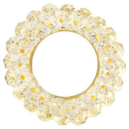  Светильник DK16 GD/WH декор "круглый с мелкими хрусталиками" зол./прозр. ЭРА C0043749 фото в каталоге от BTSprom.by