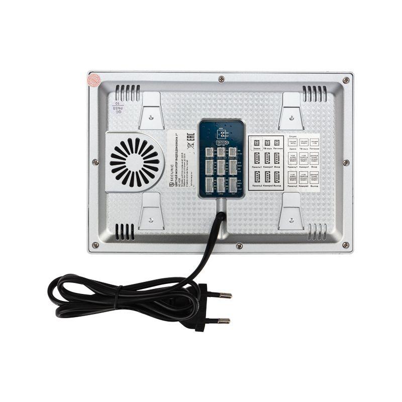  Монитор видеодомофона цветной 7дюйм формата AHD(1080P) с сенсорным экраном детектором движения функцией фото- и видеозаписи (модель AC-438) Rexant 45-0438 фото в каталоге от BTSprom.by