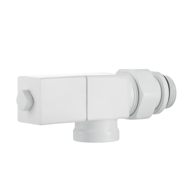  Набор дизайн-вентилей CUBE осевой 1/2дюйм бел. Royal Thermo НС-1422572 фото в каталоге от BTSprom.by