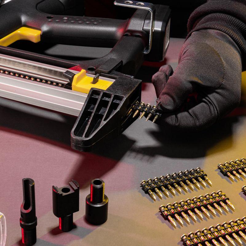  Пистолет монтажный газовый гвоздезабивной GN95 95Дж длина гвоздей 15-40мм d2.7-3мм KRANZ KR-16-1650 фото в каталоге от BTSprom.by