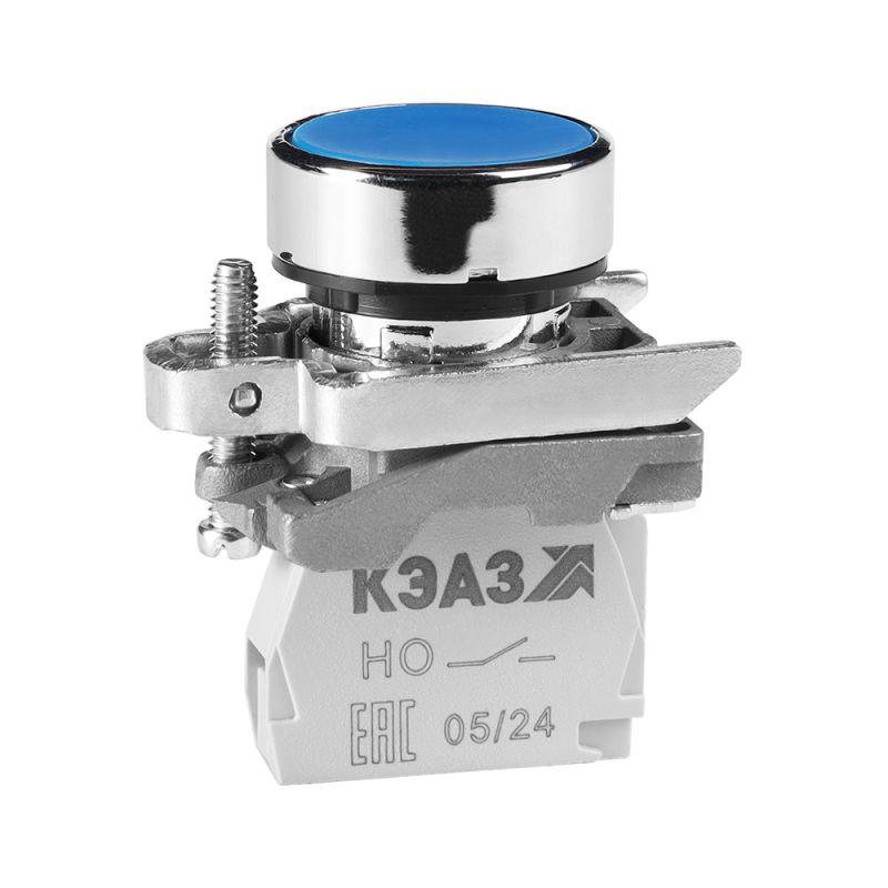 кнопка кме4520мс син. 2но+0нз цилиндр ip54 кэаз 354452 от BTSprom.by