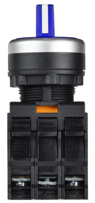  Переключатель 3 полож. 2НО с подсветкой син. MASTER IEK MI-SW60-20XD-4-14-3-K07 фото в каталоге от BTSprom.by