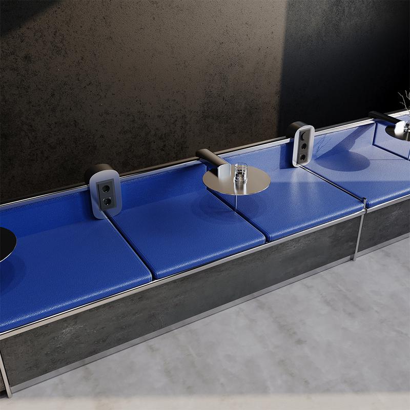  Рамка 3-м S70 стеклян. черн. Voltum VLS110308 фото в каталоге от BTSprom.by