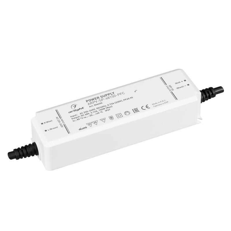 блок питания arpv-sp-48150-pfc (48в 3.12а 150вт) ip67 пластик arlight 046406 от BTSprom.by