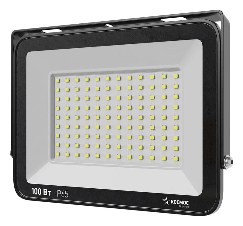 прожектор светодиодный premium 100вт 6500к 10000лм ip65 космос kos_pr_led_100 от BTSprom.by