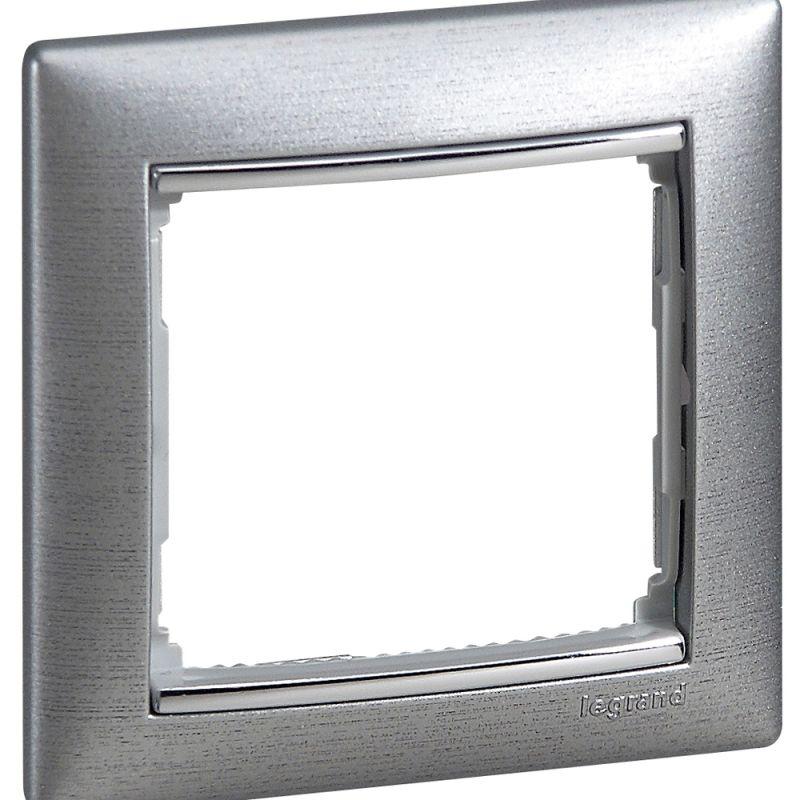 рамка 1-м valena матов. алюм. leg 770331 от BTSprom.by