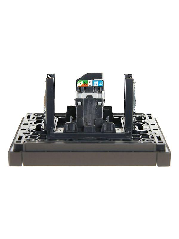  Розетка компьютерная RJ45 кат.5E FORTE&PIANO FP332 сер. IEK FP-K10-1-K03 фото в каталоге от BTSprom.by