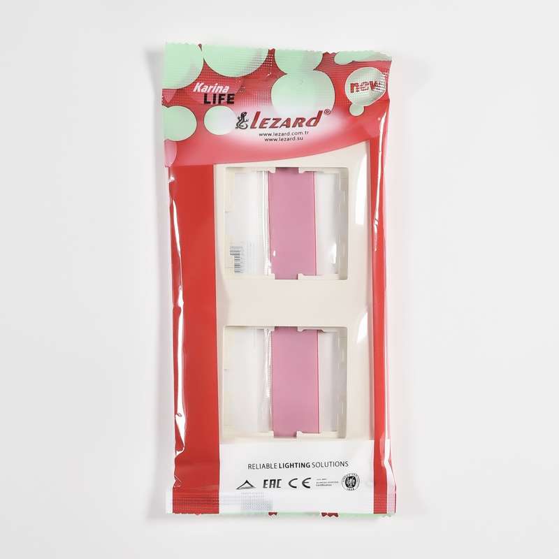  Рамка 2-м Karina Life вертикал. крем. LEZARD 708-0300-152 фото в каталоге от BTSprom.by