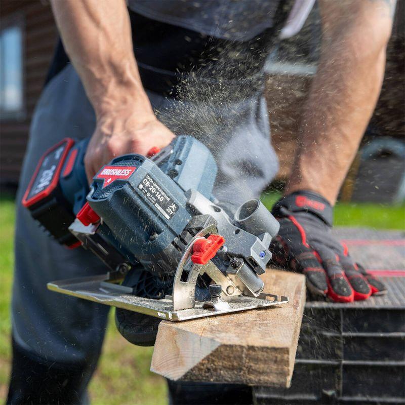  Пила циркулярная аккумуляторная CB-20-140 ПРОФИ КВТ 104532 фото в каталоге от BTSprom.by