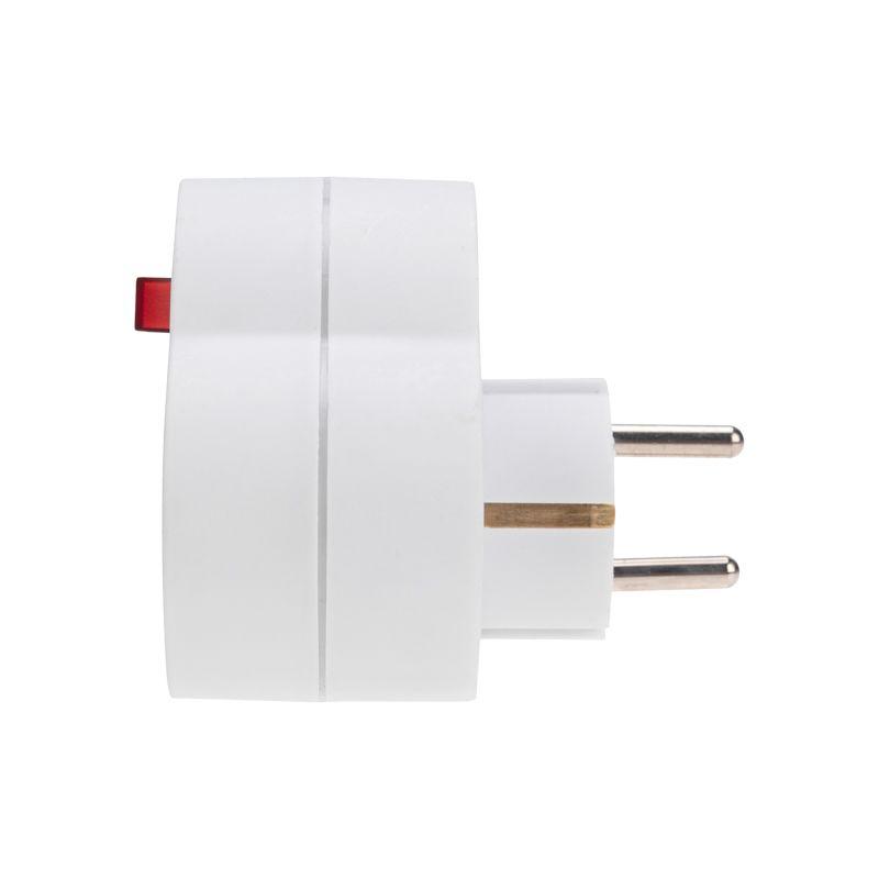  Разветвитель 2-м 16А с выключателем с заземл. защ. шторки бел. Rexant 11-1085 фото в каталоге от BTSprom.by