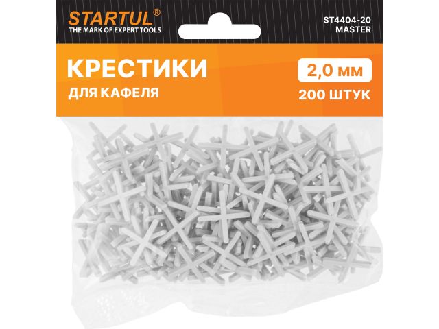 крестики д/кафеля 2,0мм 200шт startul master (st4404-20) (свп) st4404-20 от BTSprom.by