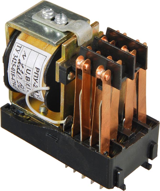реле промежуточное рпу-2м102-6402 220в 50гц открытое под пайку ток контактов 6а 4з+0р+2п у3 кри контакт a8030-77961001 от BTSprom.by