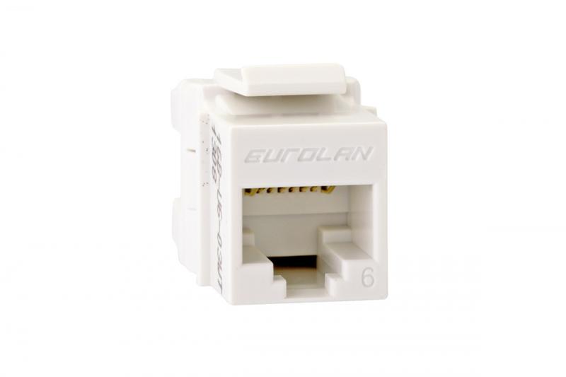 модуль utp кат.6 keystone бел. eurolan 16b-u6-03wt от BTSprom.by