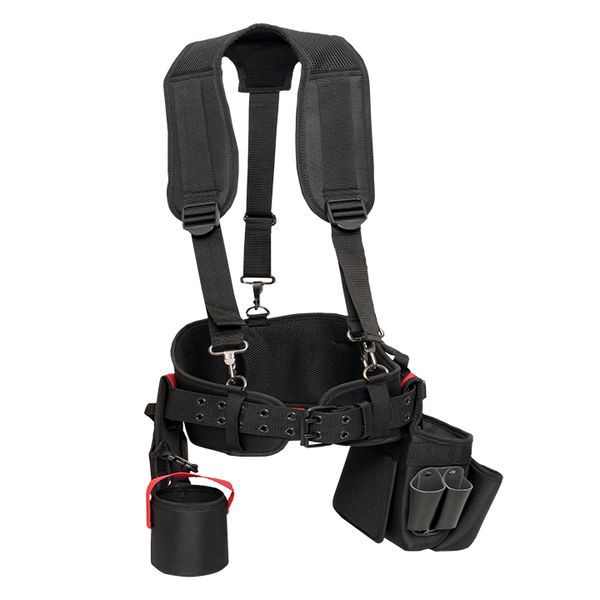 пояс монтажника с 3 сумками и разгрузочными ремнями с-15 ekf c-15 от BTSprom.by