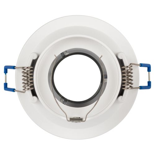  Светильник декоративный KL103 WH/GD MR16 GU5.3 встраив. бел. золото ЭРА Б0056351 фото в каталоге от BTSprom.by