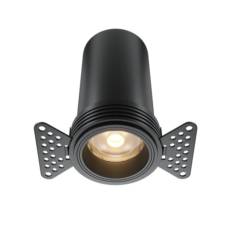 светильник focus led 12вт 3000к 60град. встраив. maytoni dl125-l12-3k-trs-b от BTSprom.by