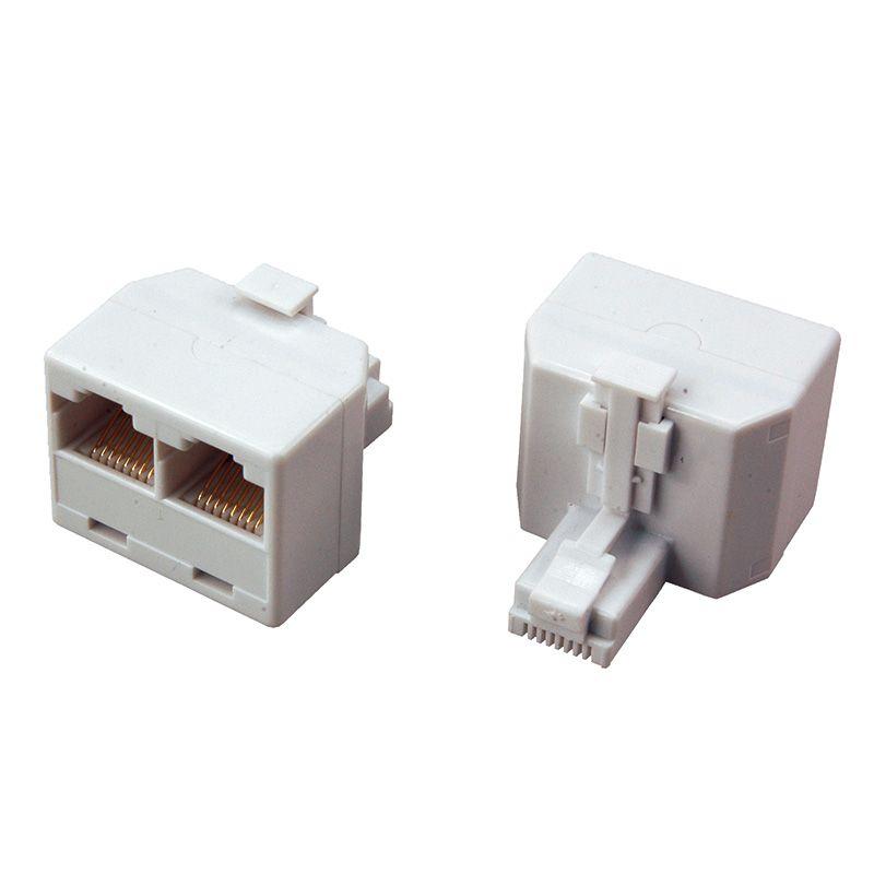 Переходник сетевой LAN штекер 8Р8С (RJ-45)-2 гнезда 8Р8С (RJ-45) Rexant 06-0113-B фото в каталоге от BTSprom.by