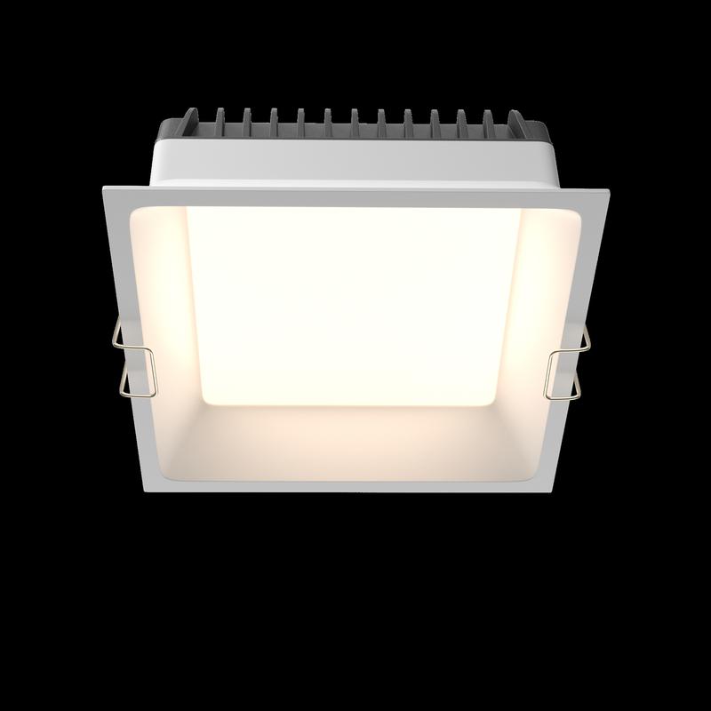  Светильник Okno 18Вт 3000-4000-6000К IP44 100град. встраив. Maytoni DL056-18Вт3-4-6K-W фото в каталоге от BTSprom.by